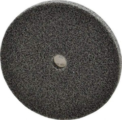 3M - 3" Diam, 1/4" Face Width, 3/8" Center Hole, Medium Grade, Aluminum Oxide Deburring Wheel - Unitized, Soft Density 2 Grade, 12,100 RPM - USA Tool & Supply