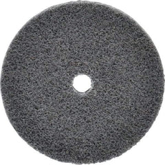 3M - 3" Diam, 1/4" Face Width, 3/8" Center Hole, Fine Grade, Silicon Carbide Deburring Wheel - Unitized, Soft Density 2 Grade, 12,100 RPM - USA Tool & Supply