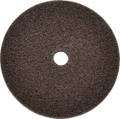 3M - 3" Diam, 1/4" Face Width, 3/8" Center Hole, Fine Grade, Aluminum Oxide Deburring Wheel - Unitized, Medium Density 4 Grade, 18,100 RPM - USA Tool & Supply