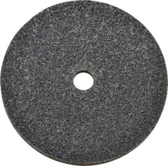 3M - 3" Diam, 1/4" Face Width, 3/8" Center Hole, Fine Grade, Silicon Carbide Deburring Wheel - Unitized, Hard Density 6 Grade, 18,100 RPM - USA Tool & Supply