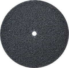 3M - 4" Diam, 1/4" Face Width, 1/4" Center Hole, Fine Grade, Silicon Carbide Deburring Wheel - Unitized, Soft Density 2 Grade, 8,500 RPM - USA Tool & Supply