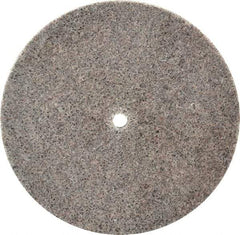3M - 4" Diam, 1/4" Face Width, 1/4" Center Hole, Coarse Grade, Aluminum Oxide Deburring Wheel - Unitized, Hard Density 8 Grade, 12,100 RPM - USA Tool & Supply