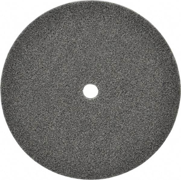 3M - 6" Diam, 1/4" Face Width, 1/2" Center Hole, Medium Grade, Aluminum Oxide Deburring Wheel - Unitized, Soft Density 2 Grade, 4,500 RPM - USA Tool & Supply