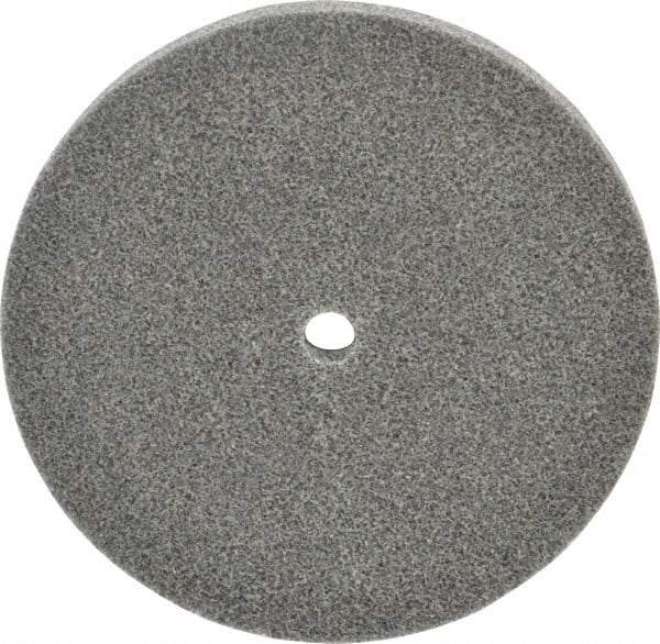 3M - 6" Diam, 1/2" Face Width, 1/2" Center Hole, Medium Grade, Aluminum Oxide Deburring Wheel - Unitized, Soft Density 2 Grade, 4,500 RPM - USA Tool & Supply