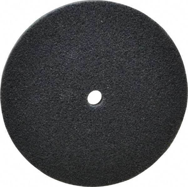 3M - 6" Diam, 1/2" Face Width, 1/2" Center Hole, Fine Grade, Silicon Carbide Deburring Wheel - Unitized, Soft Density 2 Grade, 5,000 RPM - USA Tool & Supply