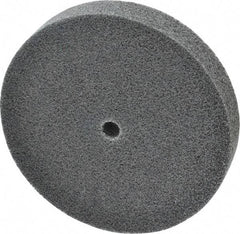 3M - 6" Diam, 1" Face Width, 1/2" Center Hole, Fine Grade, Silicon Carbide Deburring Wheel - Unitized, Soft Density 2 Grade, 5,000 RPM - USA Tool & Supply