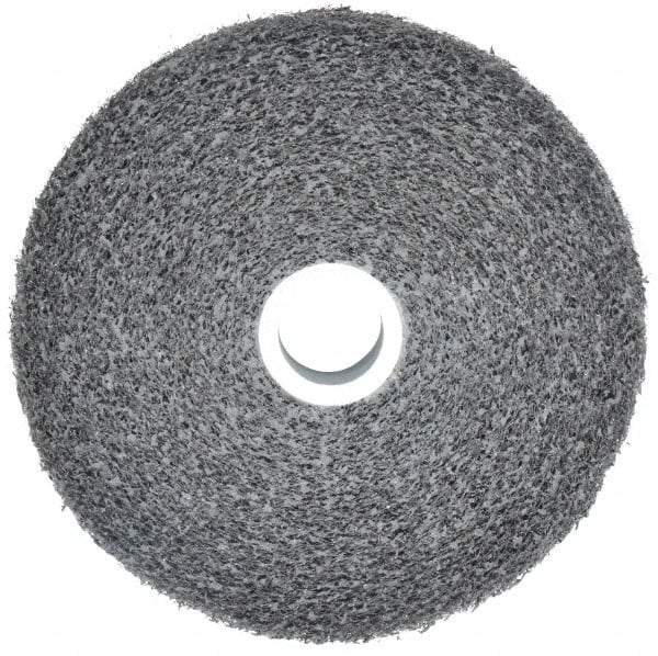 3M - 6" Diam, 1" Face Width, 1" Center Hole, Coarse Grade, Silicon Carbide Deburring Wheel - Convolute, Soft Density 2 Grade, 6,000 RPM - USA Tool & Supply