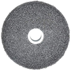 3M - 6" Diam, 1" Face Width, 1" Center Hole, Coarse Grade, Silicon Carbide Deburring Wheel - Convolute, Soft Density 2 Grade, 6,000 RPM - USA Tool & Supply