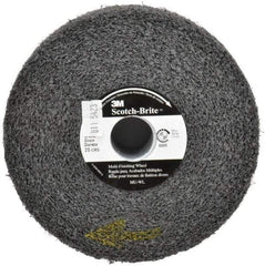 3M - 6" Diam, 2" Face Width, 1" Center Hole, Coarse Grade, Silicon Carbide Deburring Wheel - Convolute, Soft Density 2 Grade, 6,000 RPM - USA Tool & Supply