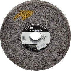 3M - 6" Diam, 1" Face Width, 1" Center Hole, Medium Grade, Silicon Carbide Deburring Wheel - Convolute, Soft Density 2 Grade, 6,000 RPM - USA Tool & Supply