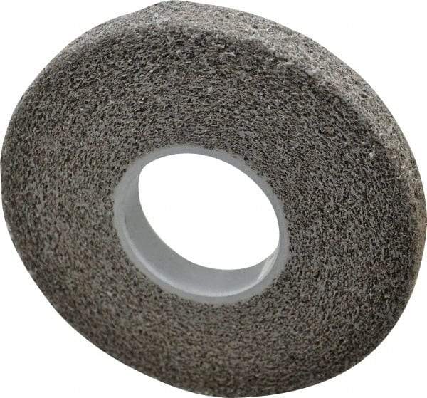 3M - 8" Diam, 1" Face Width, 3" Center Hole, Fine Grade, Silicon Carbide Deburring Wheel - Convolute, Soft Density 2 Grade, 4,500 RPM - USA Tool & Supply