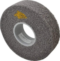 3M - 8" Diam, 2" Face Width, 3" Center Hole, Fine Grade, Silicon Carbide Deburring Wheel - Convolute, Soft Density 2 Grade, 4,500 RPM - USA Tool & Supply