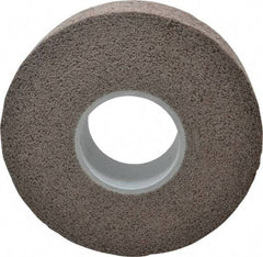 3M - 8" Diam, 2" Face Width, 3" Center Hole, Medium Grade, Aluminum Oxide Deburring Wheel - Convolute, Hard Density 7 Grade, 4,500 RPM - USA Tool & Supply