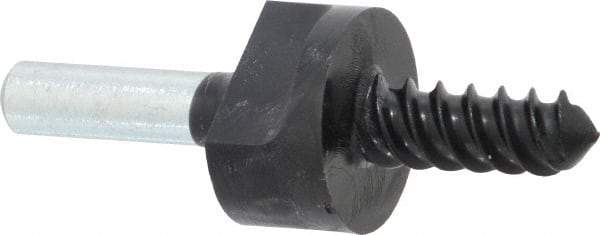 3M - 1/4" Shank Diam Unitized Deburring Wheel Mandrel - Compatible with 1 Inch, 1" Diam x 1" Wide x 3/16" Hole Deburring Wheels - USA Tool & Supply