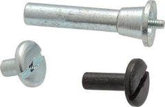 3M - 1/4" Shank Diam Unitized Deburring Wheel Mandrel - Compatible with 1" - 2" Diam x 1/8" Wide x 3/16" Hole Deburring Wheels - USA Tool & Supply