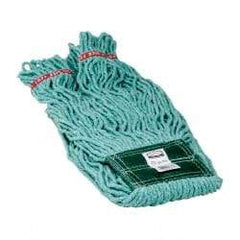 Rubbermaid - 5" Green Head Band, Medium Blended Fiber Loop End Mop Head - 4 Ply, Use for General Purpose - USA Tool & Supply