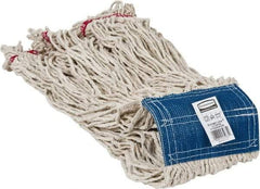 Rubbermaid - 5" Blue Head Band, X-Large Blended Fiber Loop End Mop Head - 4 Ply, Use for General Purpose - USA Tool & Supply