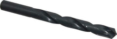 Interstate - 21/32" 118° High Speed Steel Jobber Drill - Oxide Finish, Right Hand Cut, Spiral Flute, Straight Shank, 7-1/8" OAL, Standard Point - USA Tool & Supply
