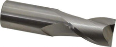 OSG - 1", 1-1/2" LOC, 1" Shank Diam, 4" OAL, 2 Flute, Solid Carbide Square End Mill - Single End, Uncoated, Spiral Flute, 30° Helix, Centercutting, Right Hand Cut, Right Hand Flute, Series 402 - USA Tool & Supply