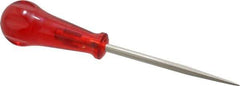 Wiha - 6-1/2" OAL Steel Reaming Awl - Plastic Handle - USA Tool & Supply