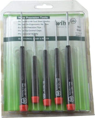 Wiha - 5 Piece, Hex Driver Set - Hex - USA Tool & Supply