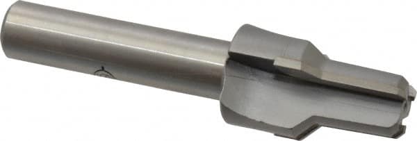 Scientific Cutting Tools - 0.586" Diam, 0.543" Small End Diam, 1/2" Straight Shank, 1-7/16" Flute, Taper Pipe Reamer - USA Tool & Supply