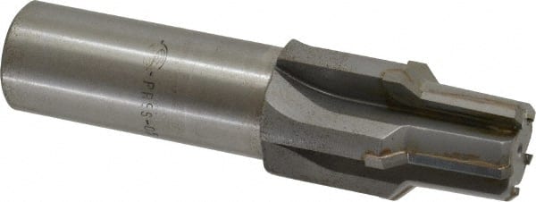 Scientific Cutting Tools - 15/16" Diam, 0.882" Small End Diam, 1" Straight Shank, 2-1/8" Flute, Taper Pipe Reamer - USA Tool & Supply