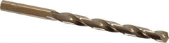 Interstate - 9/32" 135° Cobalt Jobber Drill - Bright Finish, Right Hand Cut, Spiral Flute, 4-1/4" OAL, Split Point - USA Tool & Supply