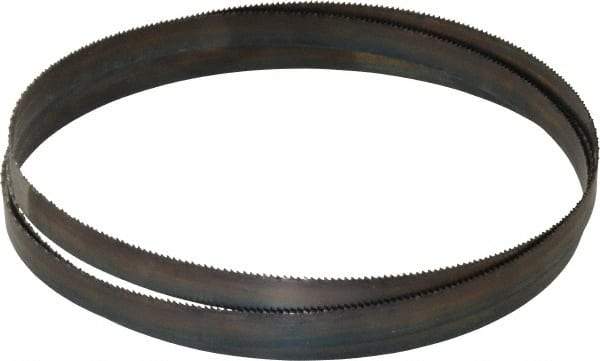 Disston - 14 TPI, 5' 4-1/2" Long x 1/2" Wide x 0.025" Thick, Welded Band Saw Blade - Carbon Steel, Toothed Edge, Raker Tooth Set, Hard Back, Contour Cutting - USA Tool & Supply
