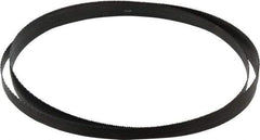 Disston - 14 TPI, 7' 5" Long x 1/2" Wide x 0.025" Thick, Welded Band Saw Blade - Carbon Steel, Toothed Edge, Raker Tooth Set, Hard Back, Contour Cutting - USA Tool & Supply