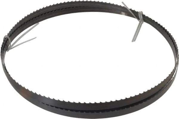 Disston - 4 TPI, 7' 9" Long x 1/2" Wide x 0.025" Thick, Welded Band Saw Blade - Carbon Steel, Toothed Edge, Raker Tooth Set, Hard Back, Contour Cutting - USA Tool & Supply