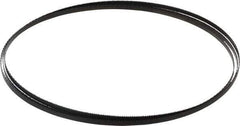 Disston - 14 TPI, 7' 9-1/2" Long x 1/4" Wide x 0.025" Thick, Welded Band Saw Blade - Carbon Steel, Toothed Edge, Raker Tooth Set, Hard Back, Contour Cutting - USA Tool & Supply