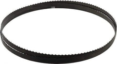 Disston - 4 TPI, 7' 9-1/2" Long x 1/2" Wide x 0.025" Thick, Welded Band Saw Blade - Carbon Steel, Toothed Edge, Raker Tooth Set, Hard Back, Contour Cutting - USA Tool & Supply