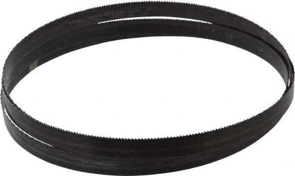 Disston - 10 TPI, 8' Long x 3/4" Wide x 0.032" Thick, Welded Band Saw Blade - Carbon Steel, Toothed Edge, Raker Tooth Set, Hard Back, Contour Cutting - USA Tool & Supply