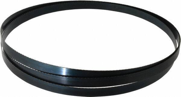 Disston - 14 TPI, 10' 10-1/2" Long x 3/4" Wide x 0.032" Thick, Welded Band Saw Blade - Carbon Steel, Toothed Edge, Raker Tooth Set, Hard Back, Contour Cutting - USA Tool & Supply