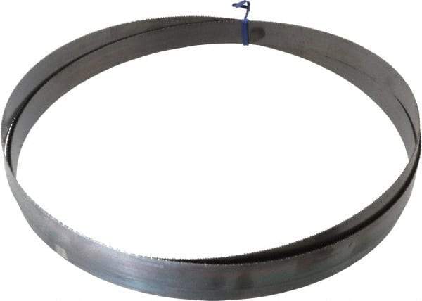 Disston - 14 TPI, 11' Long x 1" Wide x 0.035" Thick, Welded Band Saw Blade - Carbon Steel, Toothed Edge, Raker Tooth Set, Hard Back, Contour Cutting - USA Tool & Supply