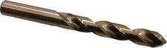 Interstate - 18mm 135° Cobalt Jobber Drill - Bright Finish, Right Hand Cut, 191mm OAL, Split Point - USA Tool & Supply