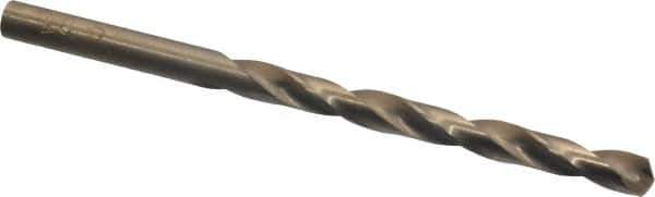 Interstate - Letter C 135° Cobalt Jobber Drill - Bright Finish, Right Hand Cut, Spiral Flute, 4" OAL, Split Point - USA Tool & Supply