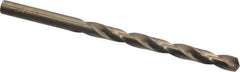 Interstate - Letter C 135° Cobalt Jobber Drill - Bright Finish, Right Hand Cut, Spiral Flute, 4" OAL, Split Point - USA Tool & Supply