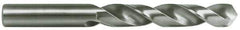 M.A. Ford - 7/16" 118° Solid Carbide Jobber Drill - Bright Finish, Right Hand Cut, Spiral Flute, Straight Shank, 4-1/2" OAL, Faceted Point - USA Tool & Supply