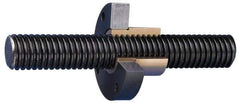 Keystone Threaded Products - 1/2-8 Acme, 6' Long, Alloy Steel Precision Acme Threaded Rod - Left Hand Thread, 2C Fit - USA Tool & Supply