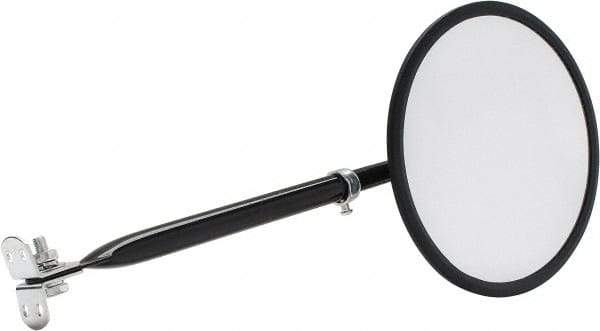 PRO-SAFE - Outdoor Round Vehicle/Utility Safety, Traffic & Inspection Mirrors - Glass Lens, 8" Diam - USA Tool & Supply