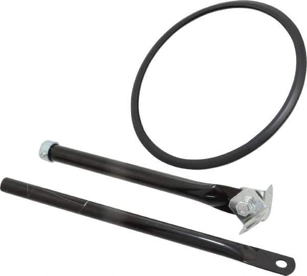 PRO-SAFE - Outdoor Round Vehicle/Utility Safety, Traffic & Inspection Mirrors - Acrylic Lens, 8" Diam - USA Tool & Supply