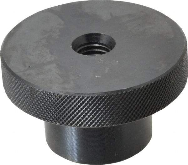 Gibraltar - 3" Head, Knurled Knob - Tapped Thru, Steel - USA Tool & Supply