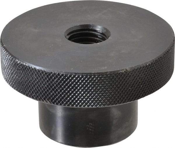 Gibraltar - 3" Head, Knurled Knob - Tapped Thru, Steel - USA Tool & Supply