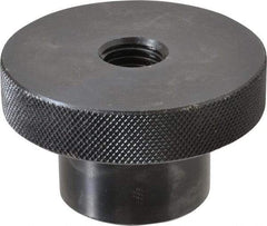 Gibraltar - 3" Head, Knurled Knob - Tapped Thru, Steel - USA Tool & Supply