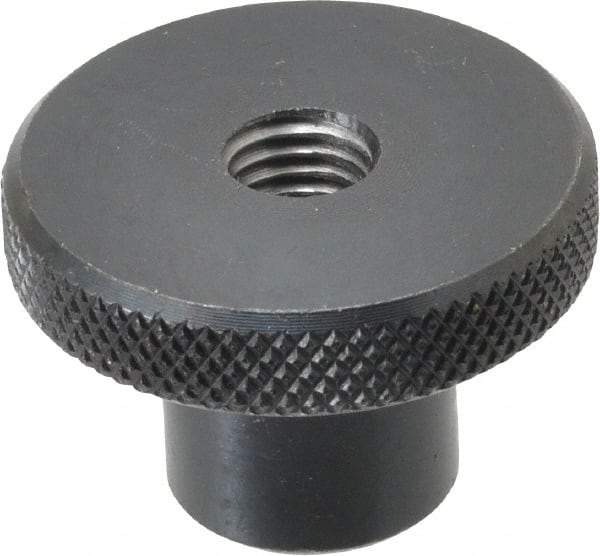 Gibraltar - 38.1mm Head, Knurled Knob - Tapped Thru, Steel - USA Tool & Supply