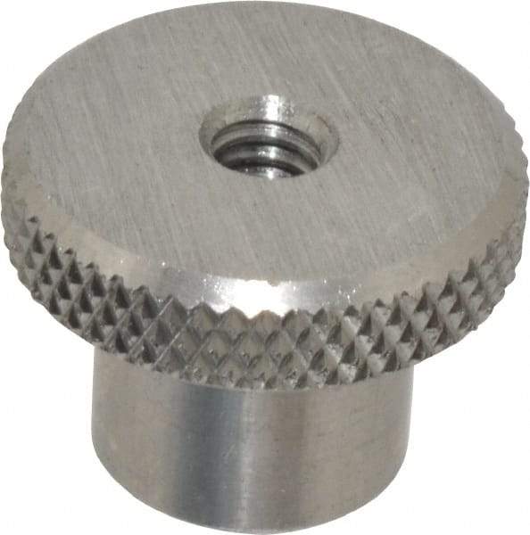 Gibraltar - 1" Head, Knurled Knob - Tapped Thru, Stainless Steel - USA Tool & Supply