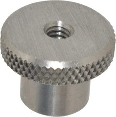 Gibraltar - 1" Head, Knurled Knob - Tapped Thru, Stainless Steel - USA Tool & Supply