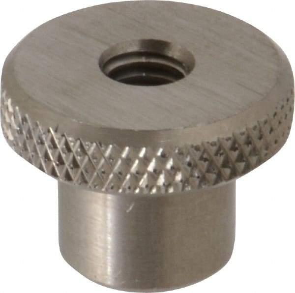 Gibraltar - 1" Head, Knurled Knob - Tapped Thru, Stainless Steel - USA Tool & Supply